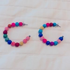 Sassy Jones vintage Makemba hoop earrings